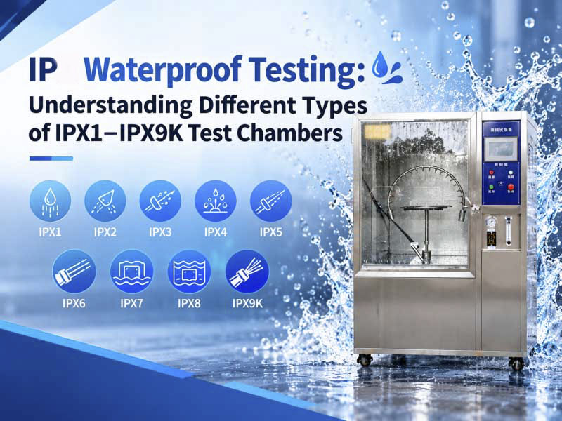 IP Waterproof Testing: Understanding Different Types of IPX1–IPX9K Test Chambers